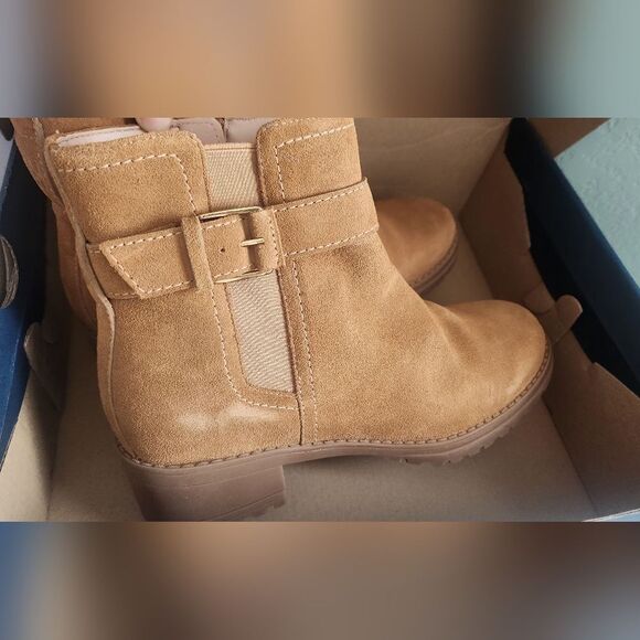 New! Cole Haan Catherine Bootie - Golden Honey Size 7 - Picture 4 of 7